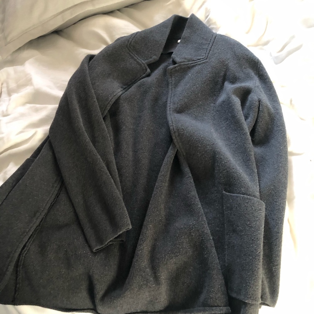 j. Crew Gray Cardigan